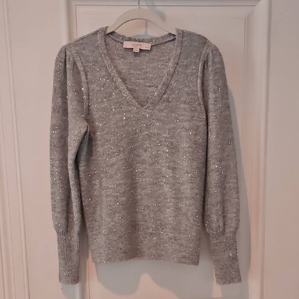 NWOT LOFT Holiday Sweater